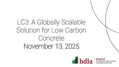 LC3: A Globally Scalable Solution for Low Carbon Concrete
