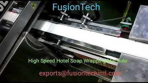 High Speed Hotel Soap Packing Wrapping Machine by FusionTech