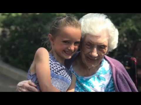 Video: Kindergarten students from Swansea Public School are spending an entire week at Runnymede Healthcare Centre. This innovative intergenerational program provides social benefits to both children and the patients.