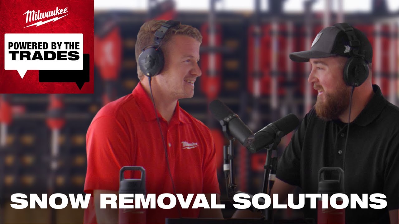 Battery-Powered Snow Removal for Landscaping Pros with @matthews_mowing