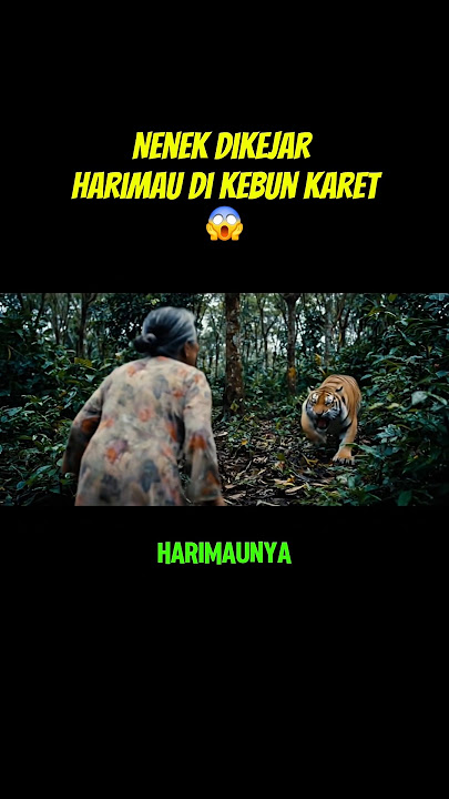 Nenek Dikejar Harimau Sumatra di Kebun Karet! Serem Tapi Lucu, Jangan Nonton Sendirian!