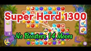 Super Hard Level Puzzle 1300 No Boosters 💫 Match-3 Game Gardenscapes #games #gameplay #gaming screenshot 1