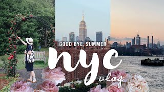 A week in New York: summer sunsets, home baking, how to peel a peach, NYC day trips