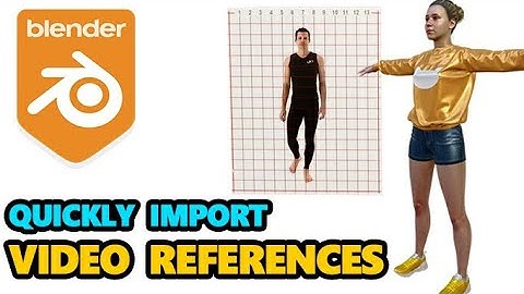 Quickly Import Video References in Blender