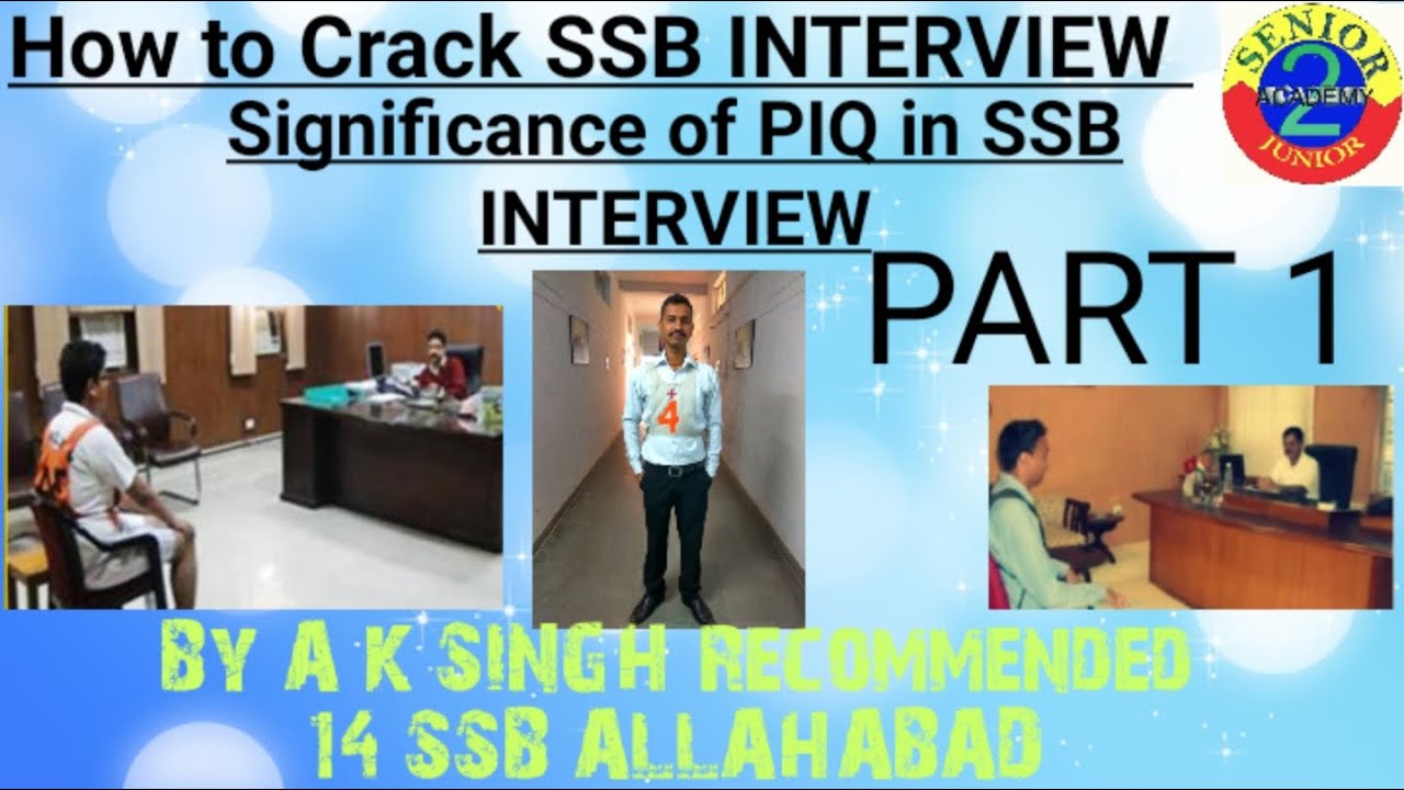 How to Crack SSB Interview Part 1 || SSB Interview Technique || By ...
