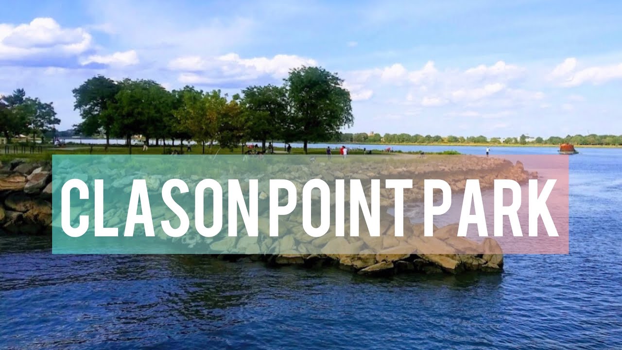Walking in Clason Point Park Amazing View Bronx , New York YouTube