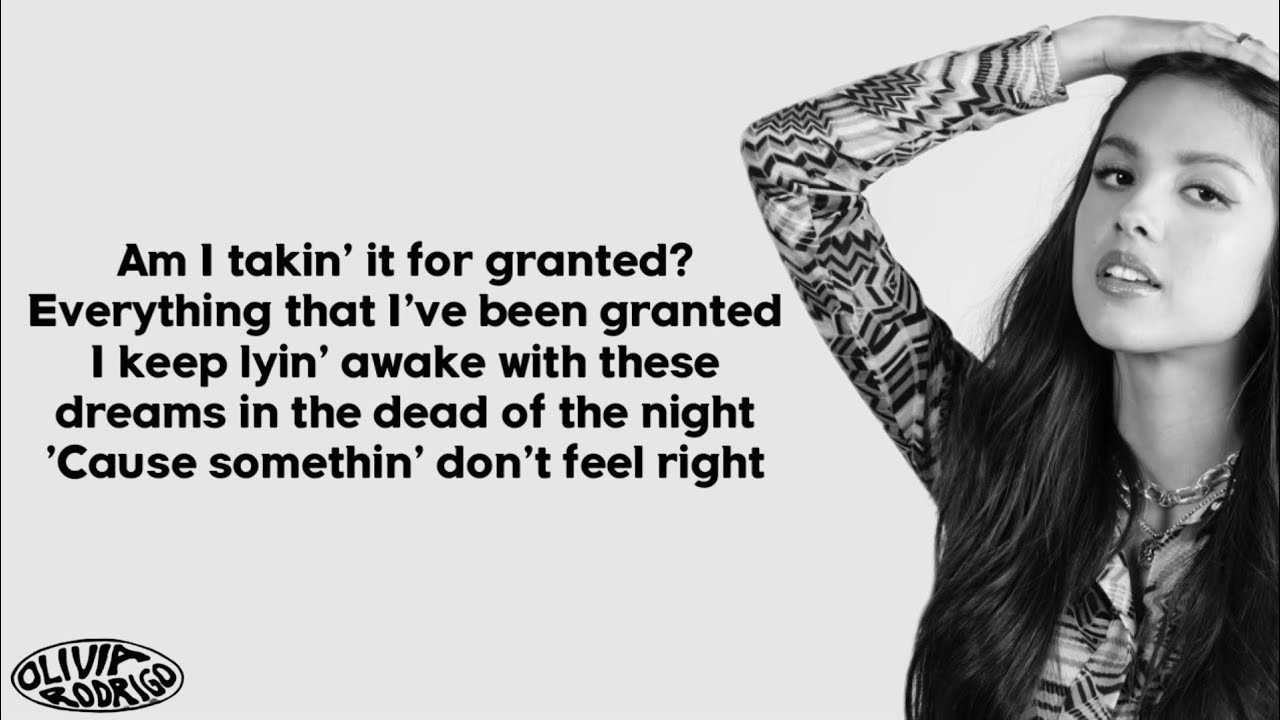 Olivia Rodrigo - Granted (Lyrics)