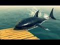 I&#39;M BEING EATEN BY A SHARK! (Raft)