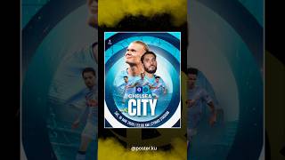 Buat ppster pakai template Gratis!! #postermywall #tutorialdesign #manchestercity