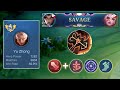 THANKS MOONTON FOR THIS NEW SUSTAIN BUILD! | YU ZHONG SAVAGE - MLBB