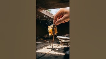 Lizard Freed from Sticky Trap in Backyard Shed Rescue #shorts #animalrescue #wildlife #love #foryou