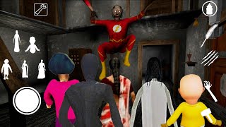 Playing As Baby In Yellow, Kamla, Evil Nun, Slendrina & Miss T In Granny Remake 