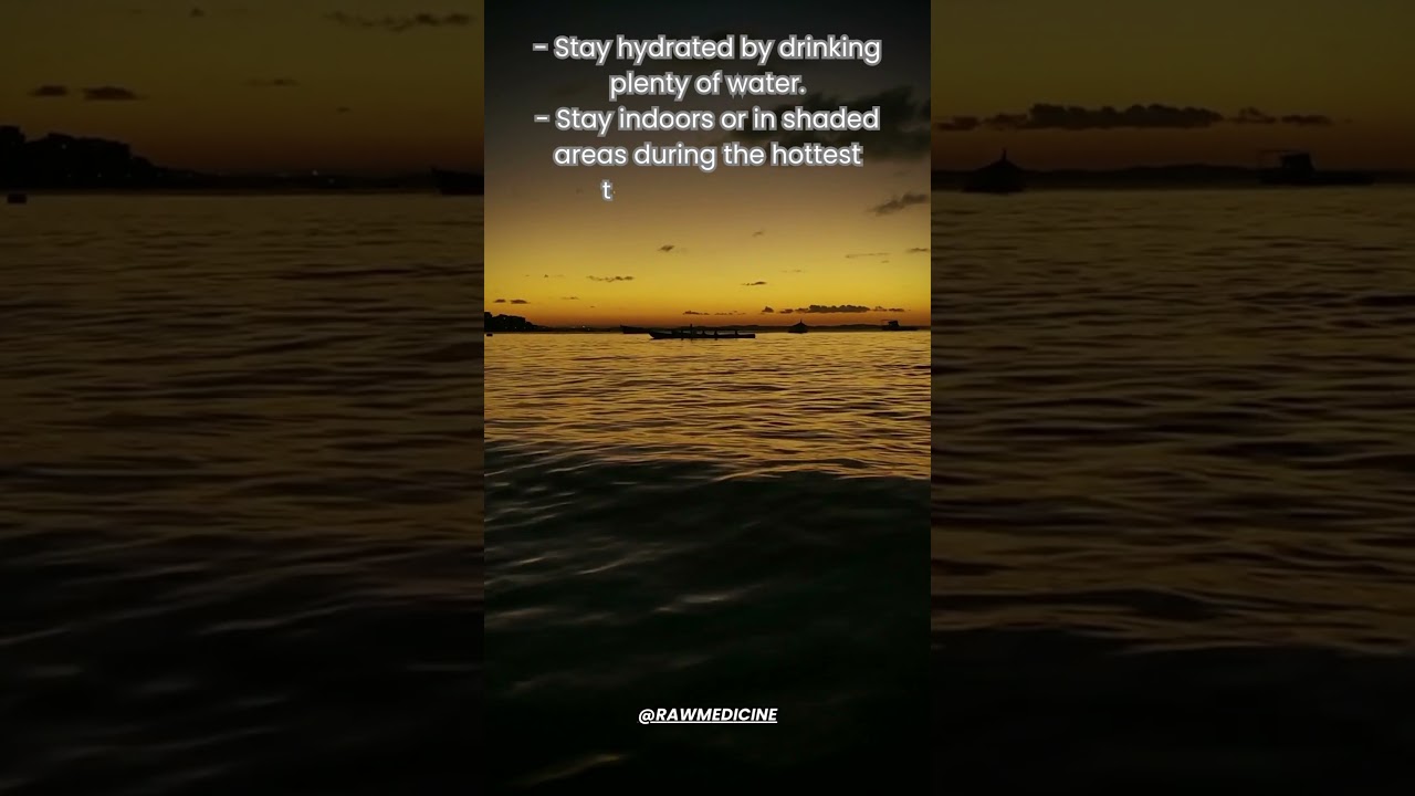 How can I protect myself during a heatwave? 