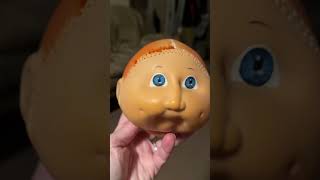 Restoring an old beat up Cabbage Patch Kid. Un-rooted old hair. #cabbagepatchkids Video #8