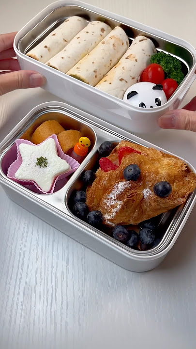 ASMR🎧Let's Make an Arranged Pizza Bento!🍕🌯#asmr #lunchbox