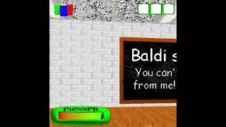 Why is Baldi angry