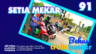 Perlintasan kereta api Setia Mekar Bekasi