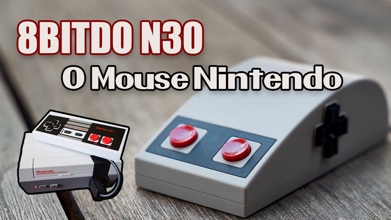 Unboxing e Análise Mouse 8BITDO N30 (inspirado no NES) || Nerd ...