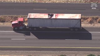 Skydiver killed in collision with semi