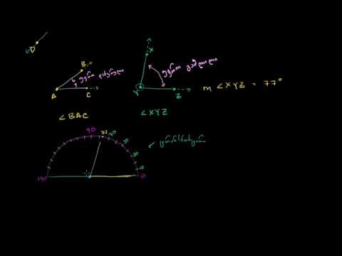 კუთხეების გაზომვა გრადუსებში