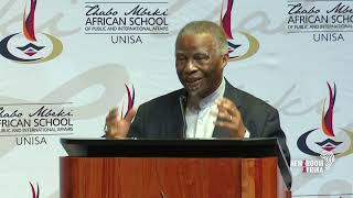 Mbeki engages with Unisa students