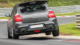 Fast Suzuki Swift Sport on the Nürburgring Nordschleife  BtG time 7:55 min