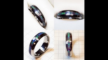 Titanium and Opal Ring Making