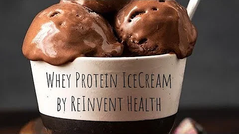 Make ice cream from whey protein  - so good for you, you can have it everyday