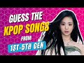 Kpop game  guess the kpop songs from 1st to 5th gen