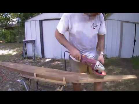 Carving a DIY WIND GENERATOR Blade from Wood (Behind the Scenes Day 4)