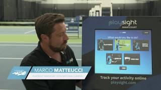 PlaySight SmartCourt PRO Tennis Tutorial - Warm Up Mode screenshot 3