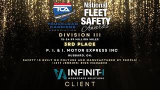 Congratulations to Infinit-I Workforce Training Management client, P. I. & I. Motor Express