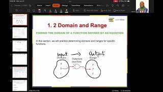 MAC 1114 Lecture 1.2 - Domains and Range