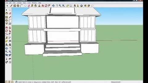 Google Sketchup 8 House tutorial | Part 1/4