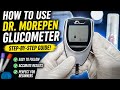 How to use DR. MOREPEN glucmeter //