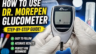 How to use DR. MOREPEN glucmeter //