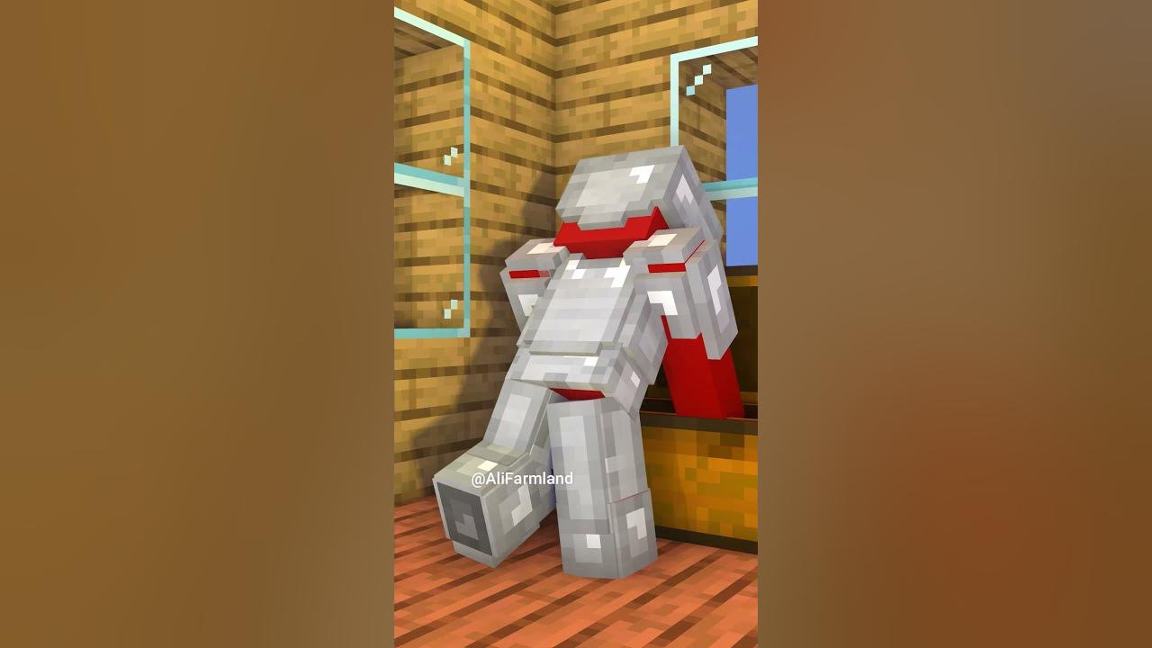 When a Spider gets inside your Minecraft house (@maizenofficial Minecraft Fan animation)#shorts