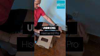 Tirei da caixa o mini projetor laser Hisense M2 Pro