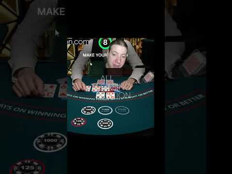 CRAZY $2600+ BET ON A SINGLE HAND OF TEXAS HOLD'EM BONUS POKER!!  #allcasinoaction #casino #poker
