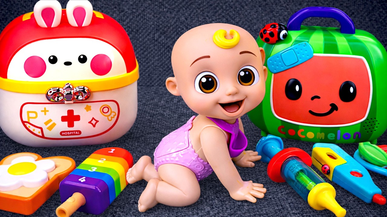 21 Minutes Satisfying with Unboxing COCOMELON Doctor Set, Pinkfong First Aid Toys | Fun Review Toys