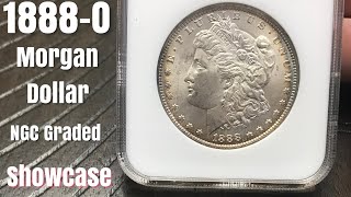 1888-O Morgan Dollar NGC Graded | Nice toning | Showcase!