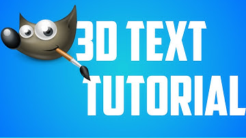 GIMP: How To Make Your Text 3D!