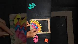 Unique paper craft Wall hanging ideas   #homemadepapercraft #wallhanging #papercraft #virlshorts