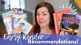 TOUR my Early Reader & Early Chapter Book Shelf II Homeschool Book Recommendations :)