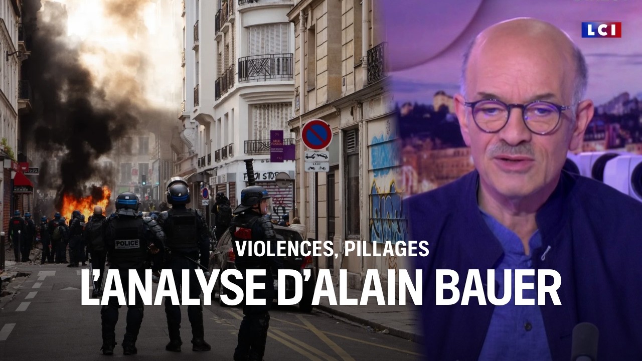 Violences et pillages en France en marge du 17 octobre : Alain Bauer invité de LCI 썸네일