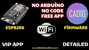 ESP8266 CAIDO UYGULAMA DETAYLI TANITIM VE ANLATIM /  NASIL KULLANILIR #işbirliği #cadıo #esp8266