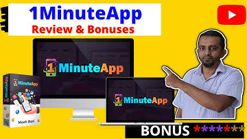 1MinuteApp Review, learn first and then earn best, unlimited mobile app builder for IOS and android