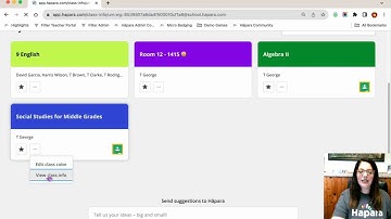 How to organize and customize your My Classes tab in Hāpara