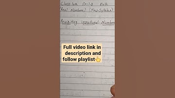 class 10 revisiting irrational number #mathbypankajmaheshwari #class10maths #ncert #shortvideo