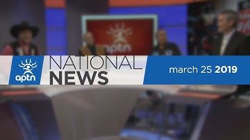 APTN National News March 25, 2019 – Hometown Hockey in Plains Cree, Sixties Scoop survivor meetup